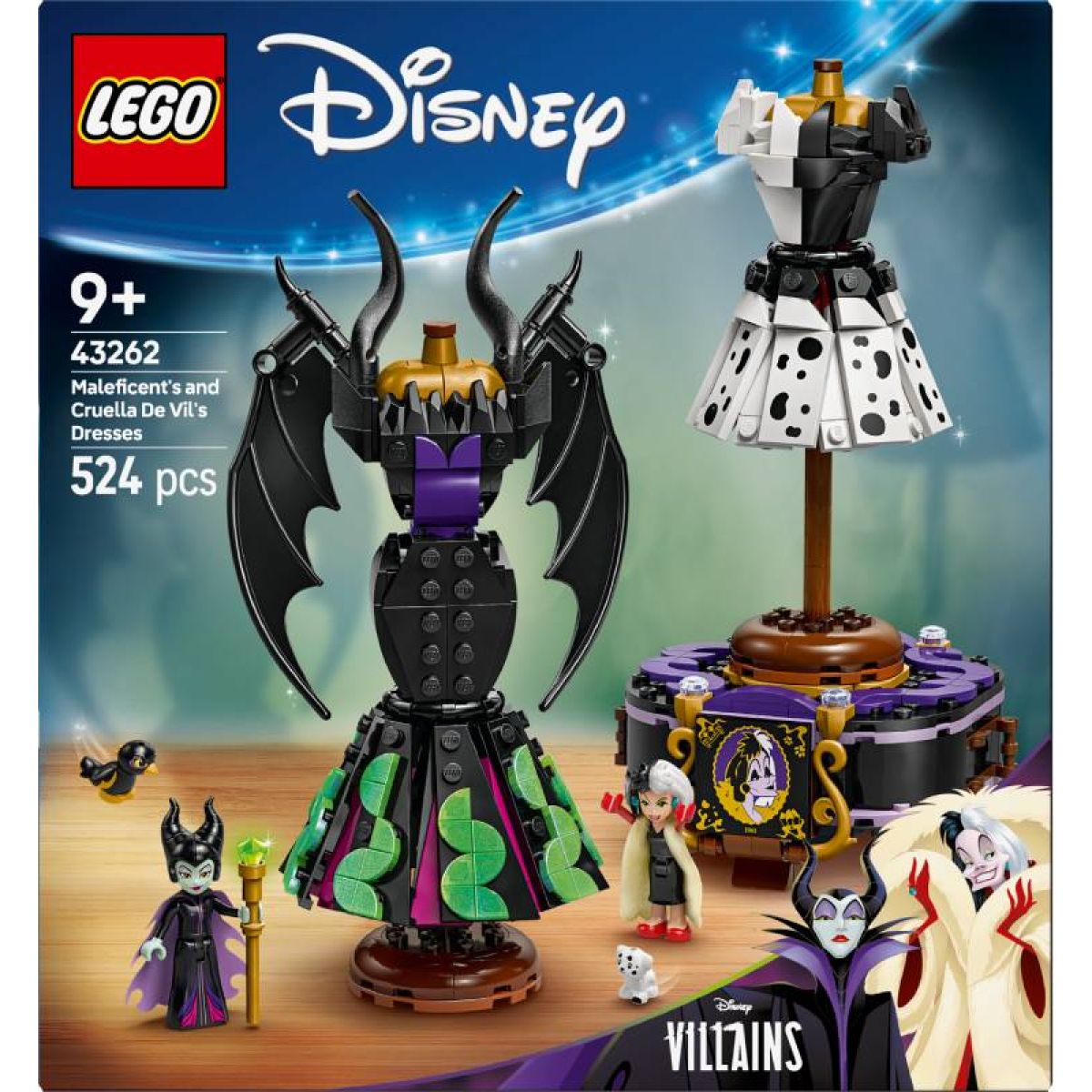 LEGO® Disney 43262 Šaty Zloby a Cruelly De Vil