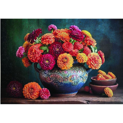 Epee Wooden puzzle Chrysanthemum Bouquet A3