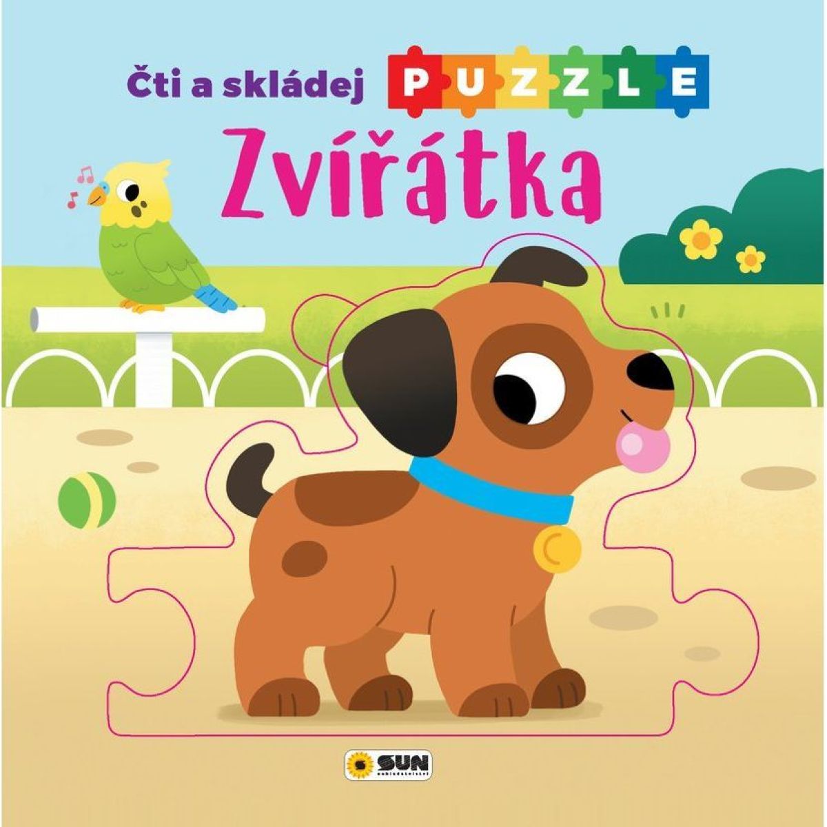 SUN Čti a skládej puzzle: Zvířátka