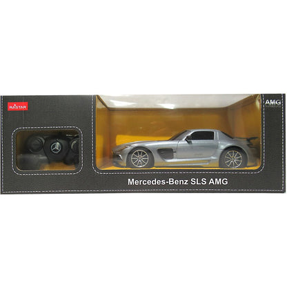 Rastar RC auto 1:18 Mercedes-Benz SLS AMG stříbrný