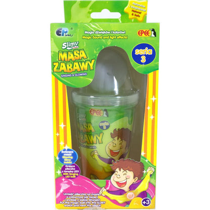 Slimy S3 sliz se svítící kuličkou žlutý