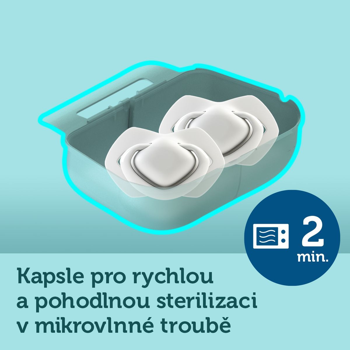 Canpol babies Set symetrických silikonových dudlíků Light touch 0-6m Royal Baby modrý