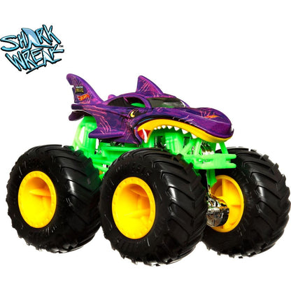 Mattel Hot Wheels Monster Trucks Color Shifters 9 cm Shark Wreak