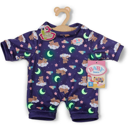 BABY born Teddy ve svítícím pyžamku