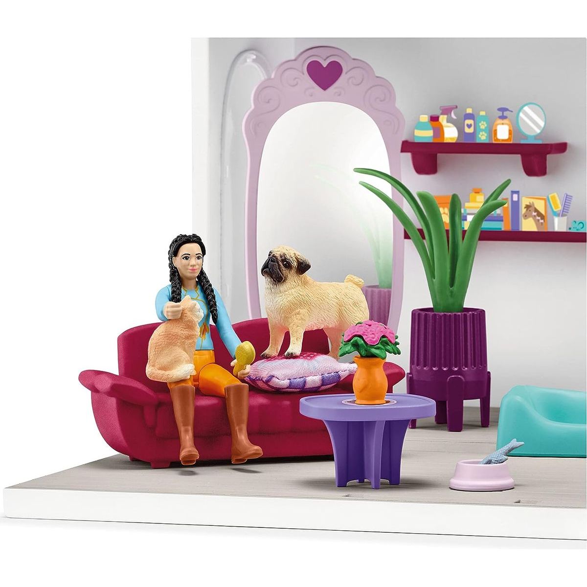 Schleich 42614 Sofiin salon krásy pro domácí mazlíčky