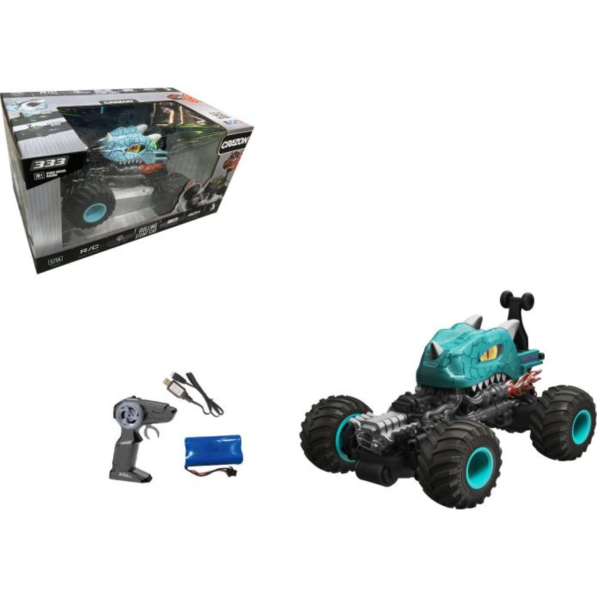 RC kaskadérské auto modré 1 : 16