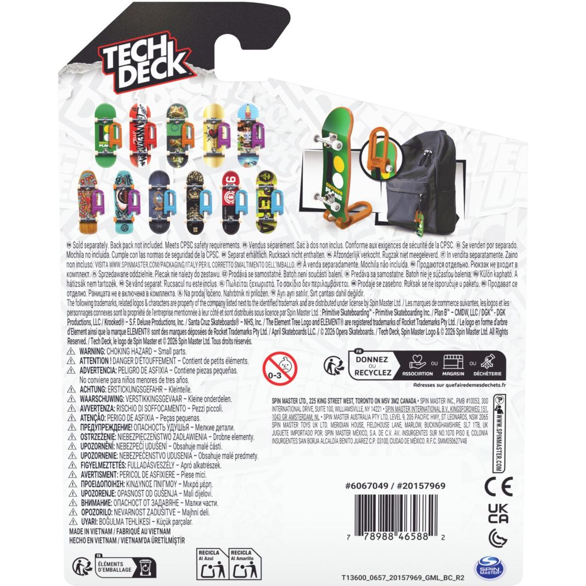 Tech Deck Fingerboard základní balení 7049 Opera