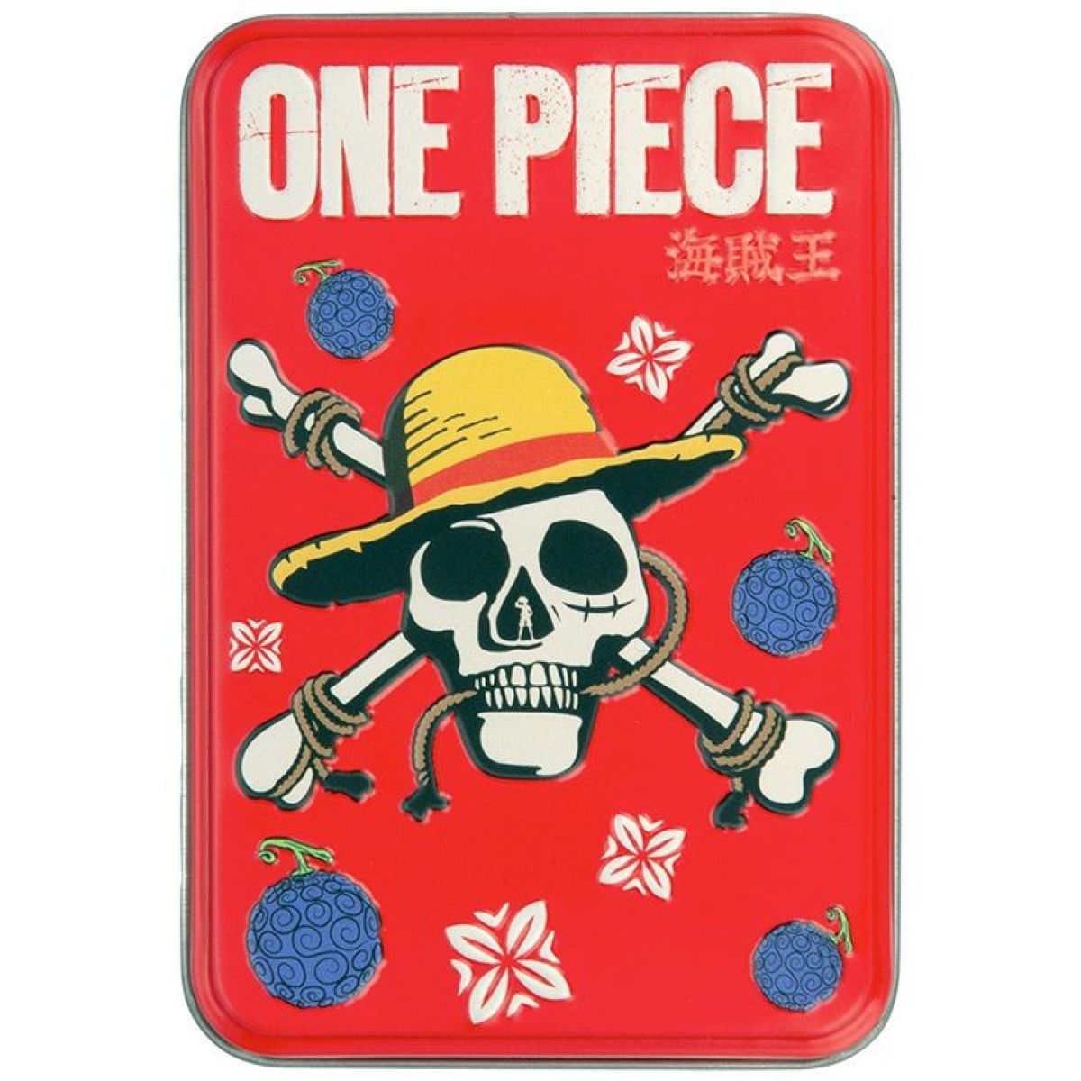 One Piece hrací karty (plechový box)