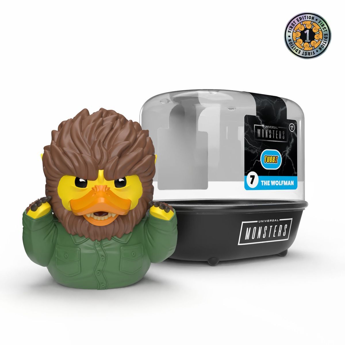 Numskull Tubbz kachnička Monsters Wolfman (první edice)