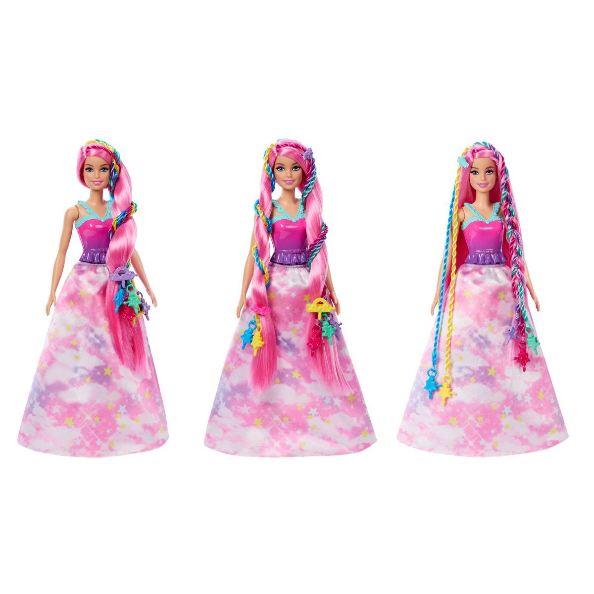 Barbie Princezna zaplétání vlasů