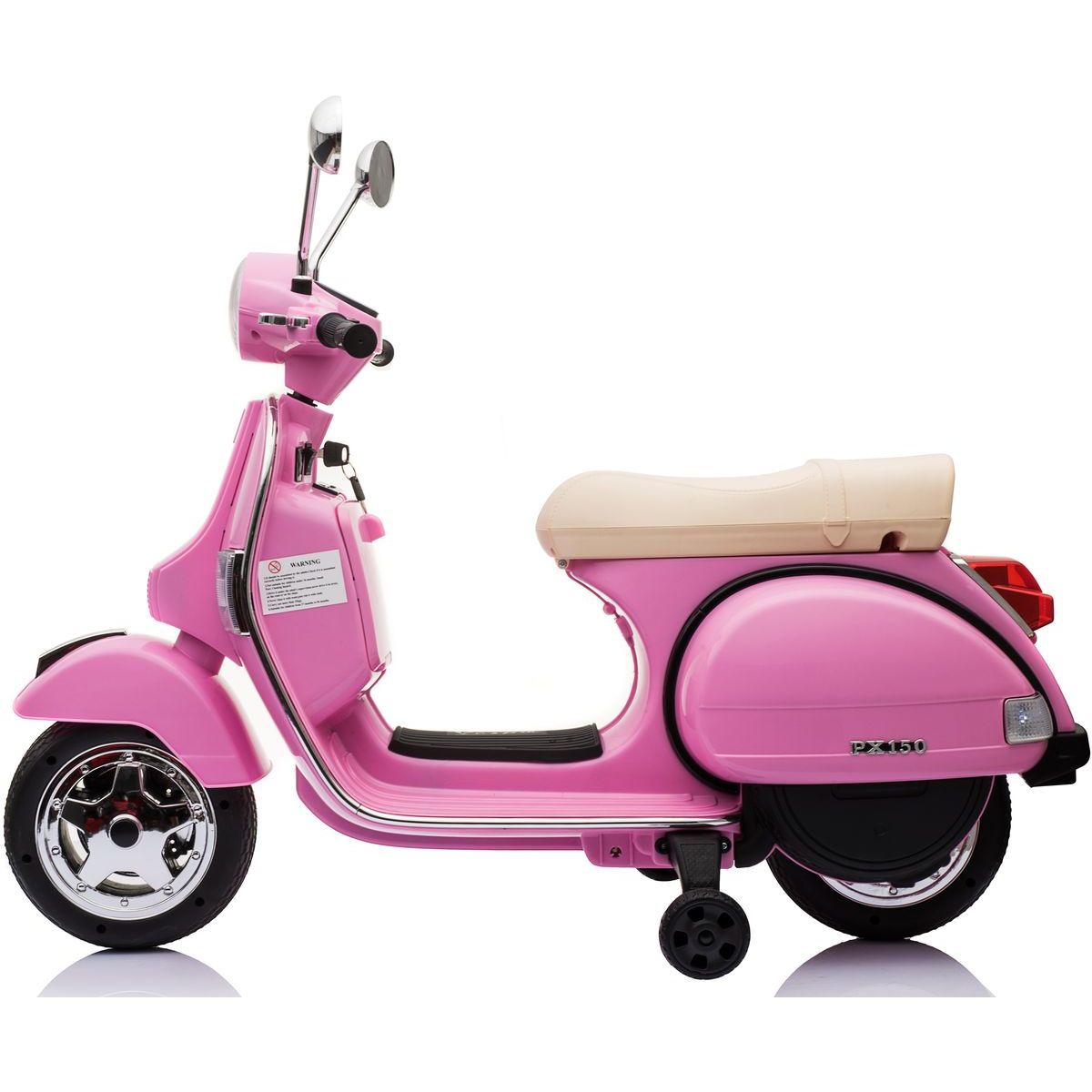 Dětský elektrický skútr Vespa PX150 růžový