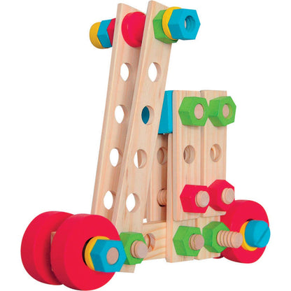Woody Constructor Montážní stavebnice v kyblíku 140 dílů
