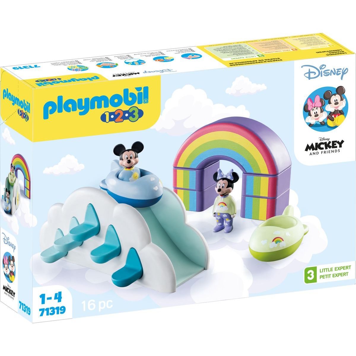 PLAYMOBIL® 71319 1.2.3 & Disney Mickey & Minnie's Obláčkový domek