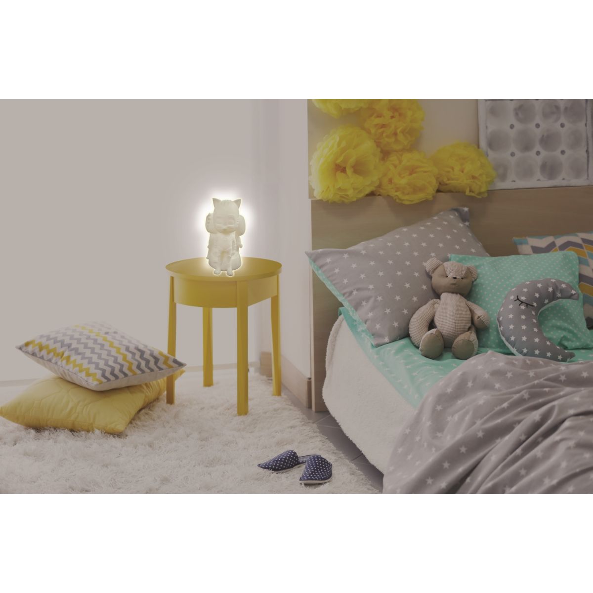 Lexibook Designové noční světlo LED 3D PJ Masks 20 cm