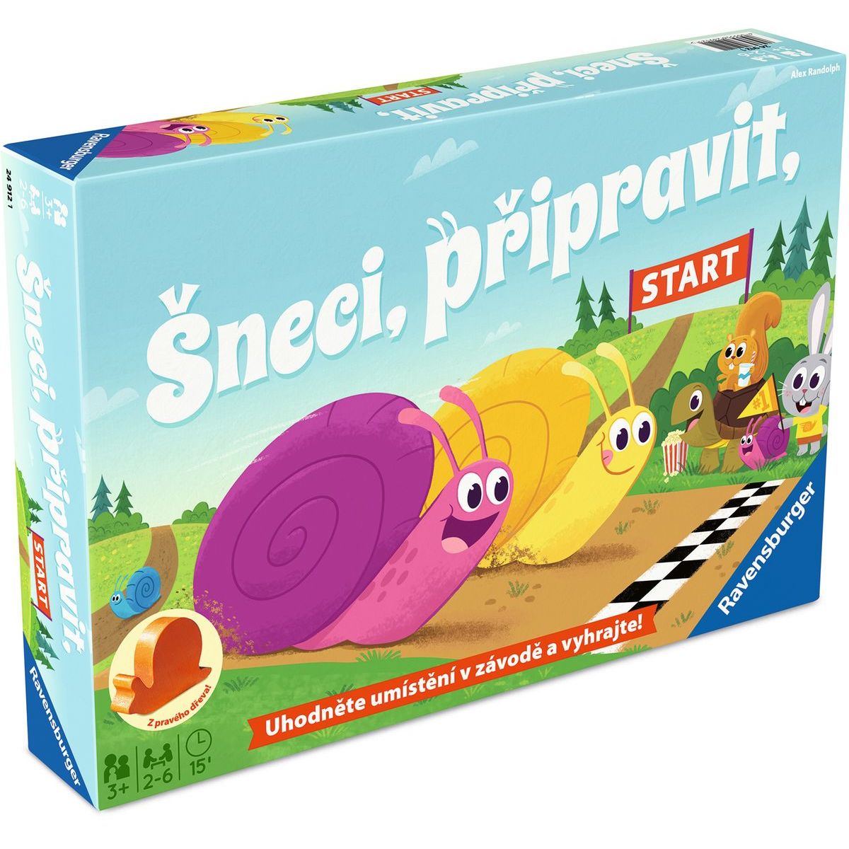 Ravensburger Šneci, připravit, START!