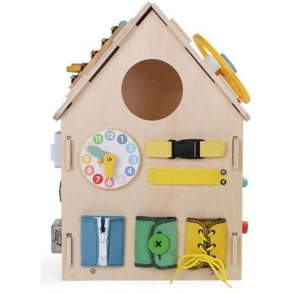 2Kids Toys Activity board Domeček přírodní
