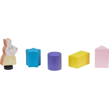 Peppa Pig dřevěný autobus vkladáčka