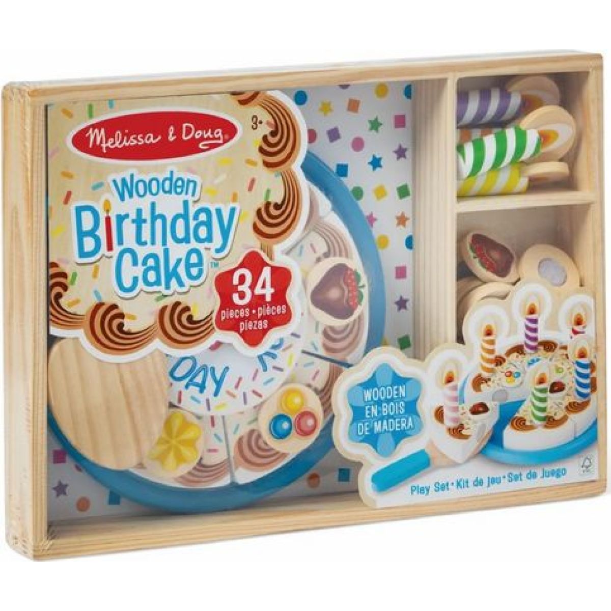 Melissa & Doug narozeninová dort set