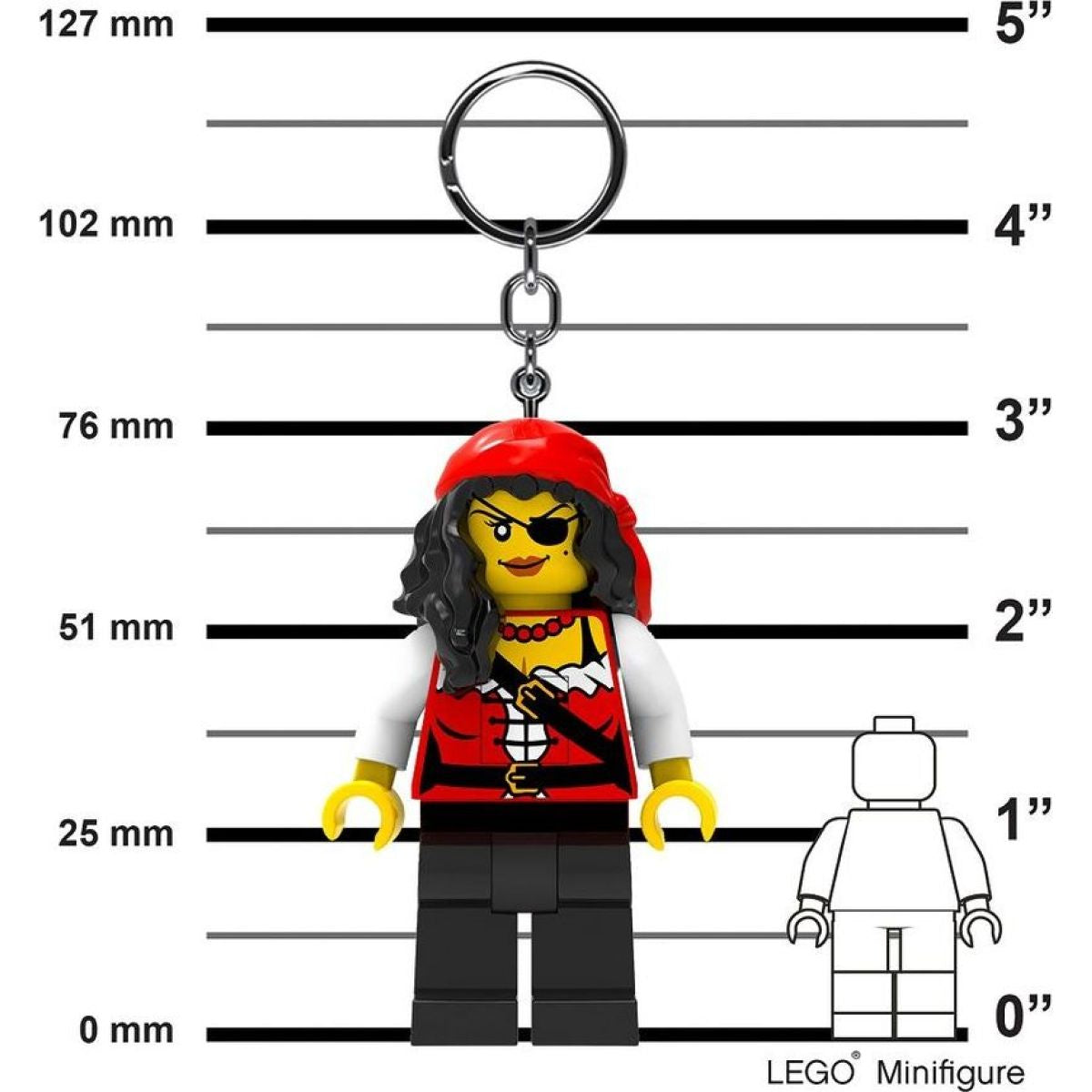 LEGO Minifigures Pirátská princezna svítící figurka (HT)