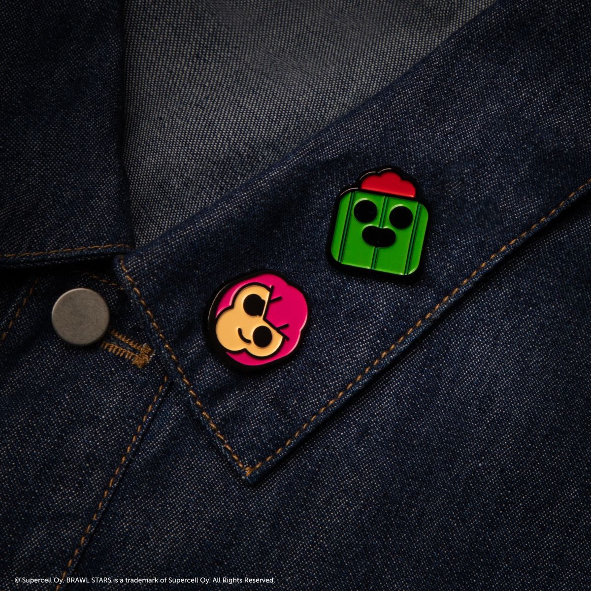 Cinereplicas Brawl Stars set pinů (Colt & Spike)