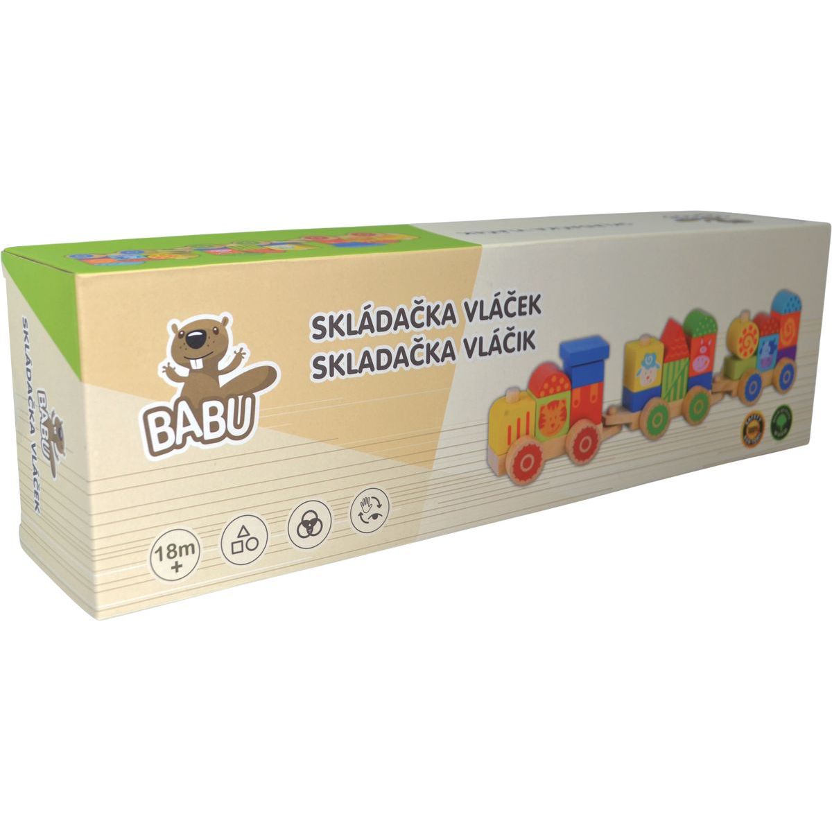 Sparkys BABU - Skládačka vláček