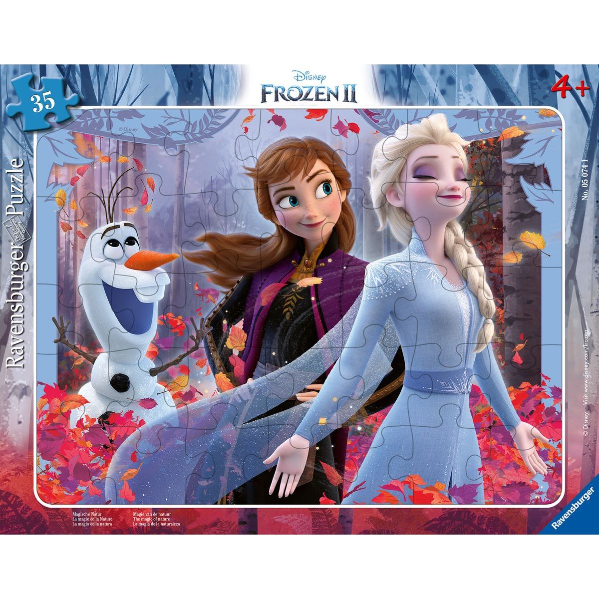 Ravensburger Puzzle Disney Ledové království Elsa, Anna a Olaf 35 dílků