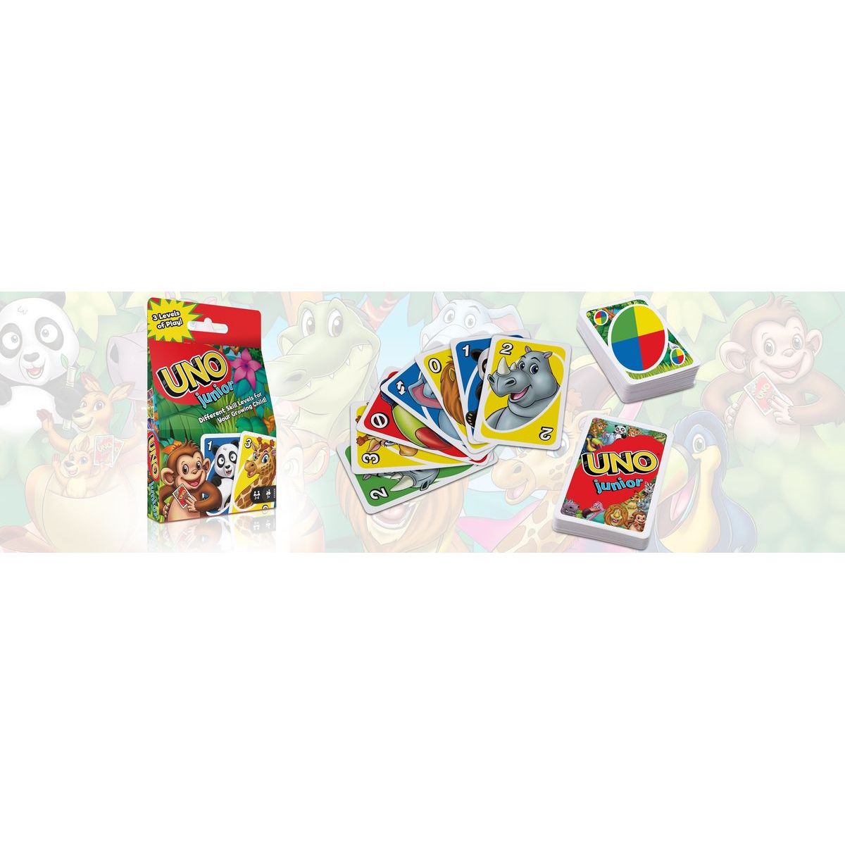 Mattel Uno Junior zvířátka