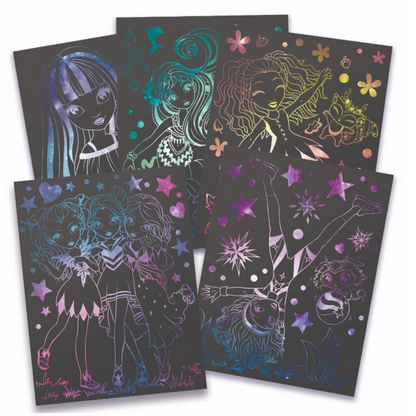 Nebulous Stars Seškrabávací set 5 destiček