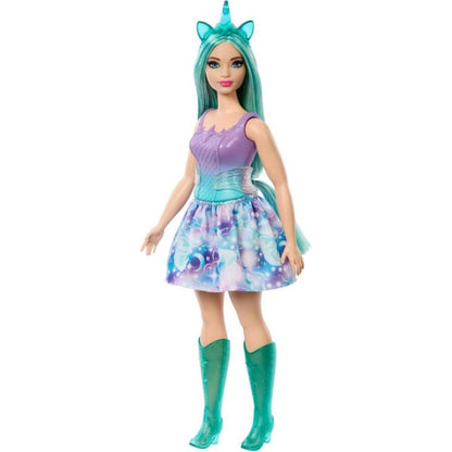 Mattel Barbie Pohádková víla jednorožec - fialová