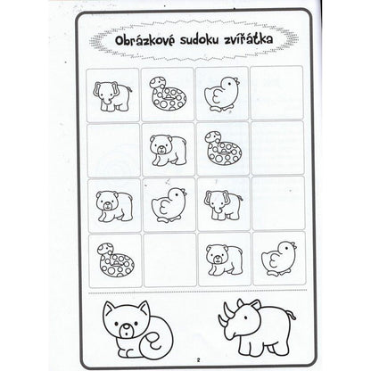 SUN Zábavná cvičebnice - Obrázkové sudoku