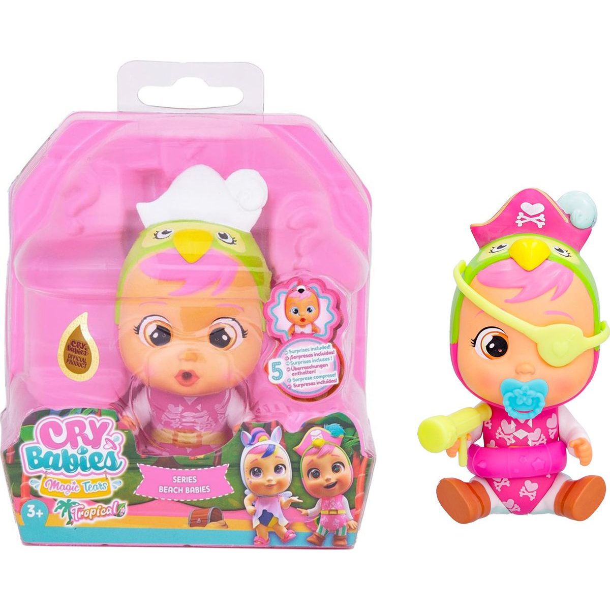 Cry Babies Magic Tears Beach Babies panenka odhalené CDU 12ks Lora