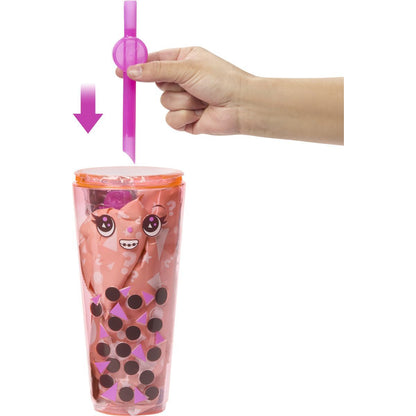 Barbie Pop Reveal Barbie bubble tea mangové koláčky