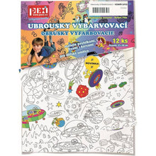 Ubrousky vybarvovací vesmír (12 ks)