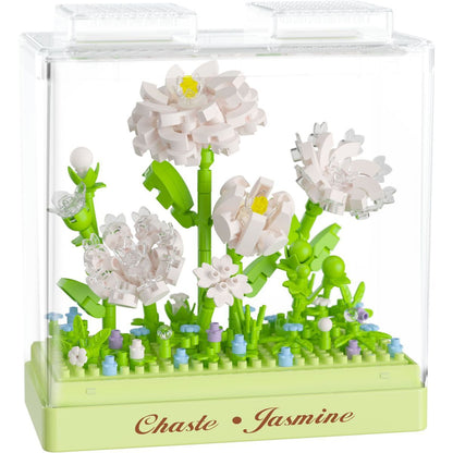 KOCO Stavebnice mini KOCO Jasmín plast 285ks v krabičce 11x12x5cm