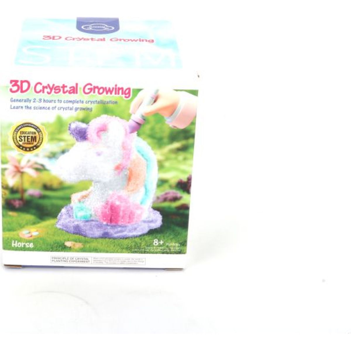 Rostoucí krystaly 3D jednorožci (G503)