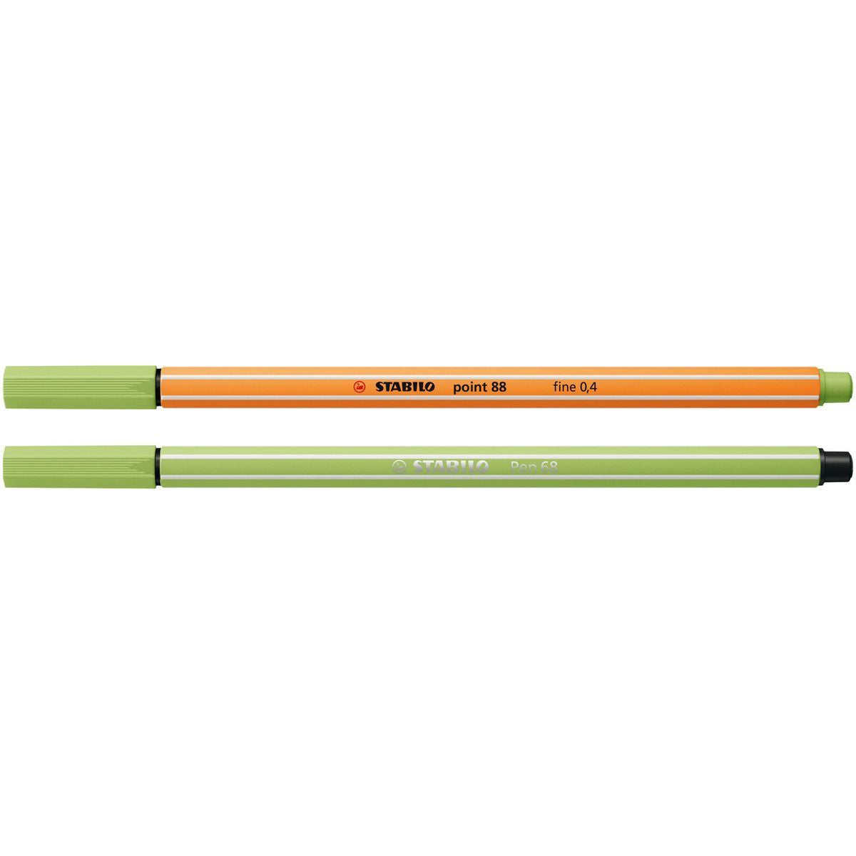 Jemný liner & prémiový vláknový fix STABILO point 88 & STABILO Pen 68 Pastellove 12 ks sada
