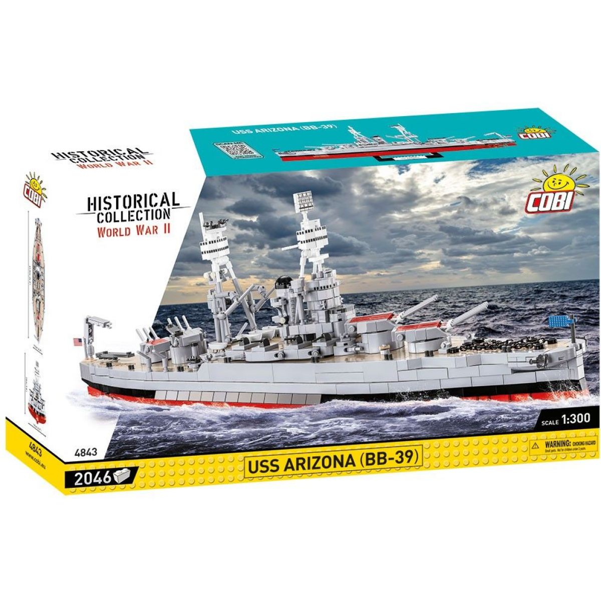 Cobi 4843 I. světová válka USS Arizona BB-39
