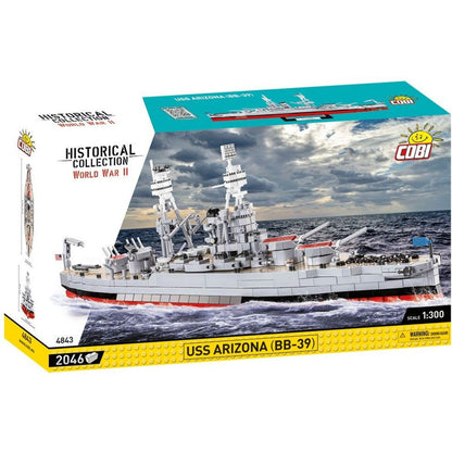 Cobi 4843 I. světová válka USS Arizona BB-39