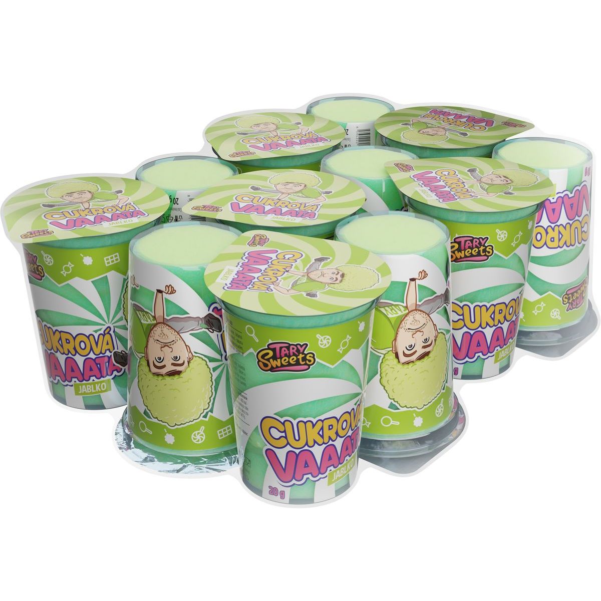 Tary Sweets - Cukrová vata Jablko