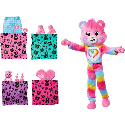Barbie Cutie Reveal Barbie a Starostliví medvídci série 2 - růžová