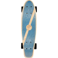 Spokey Woo-Fish Dřevěný pennyboard 56 x 15 cm, tmavě modrý