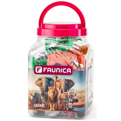 Faunica Zvířátka figurky sada v MEGA tubě - Safari
