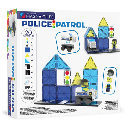 Magna-Tiles Police Patrol 20 dílků