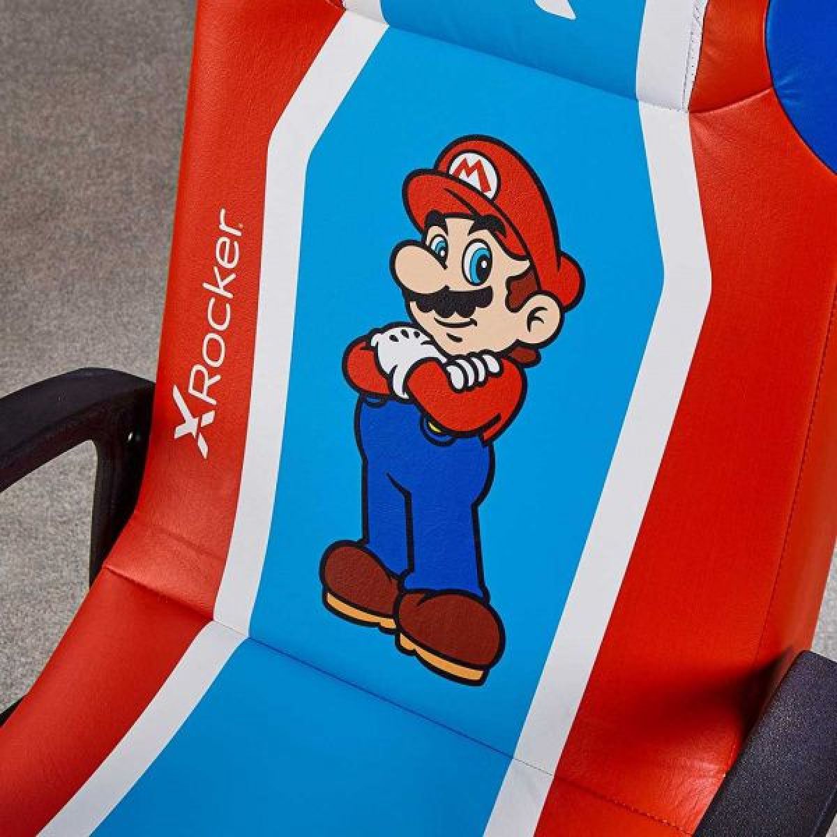 XRocker Nintendo herní židle Mario - audio (se stojánkem)