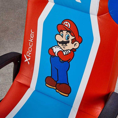 XRocker Nintendo herní židle Mario - audio (se stojánkem)