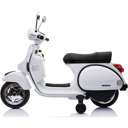 Sparkys Dětský elektrický skútr Vespa PX150 bílý