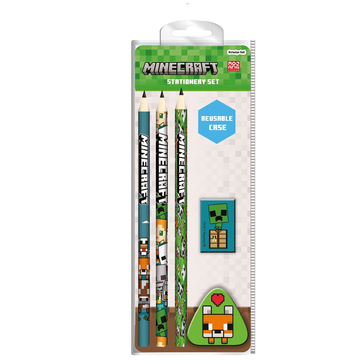 Pyramid International Minecraft školní set (Chibi Fox)