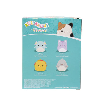 Squishmallows Micromallows 4Pack - Axolotl, Kočka, Taco, Žralok