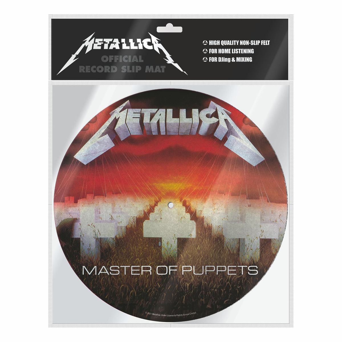 Podložka na gramofon Metallica Master of Puppets