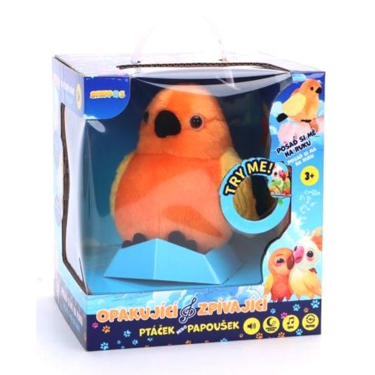 Mac Toys Steppos Opakující a zpívající ptáček